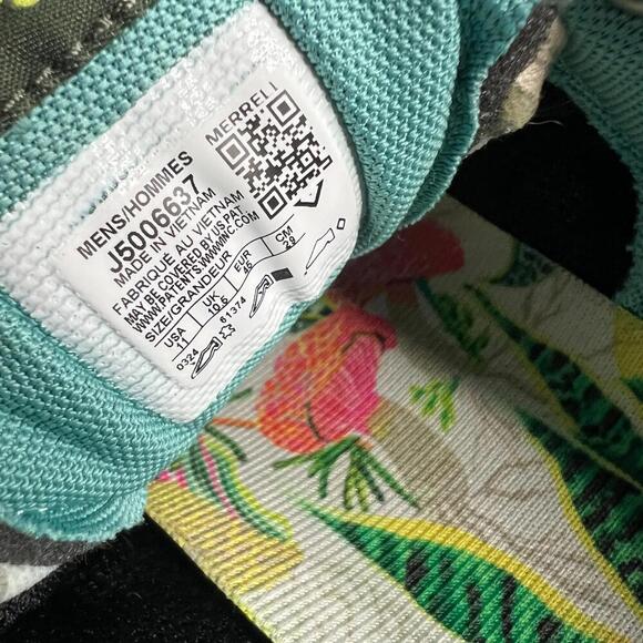 Merrell Moab 2 x Parks Project Men’s Hiking Shoes Vibram Tan Green Orange US 11 - Picture 2 of 9